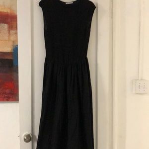 ZARA Black sleeveless maxi dress